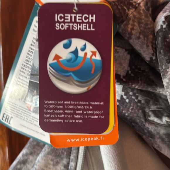 NWT Icepeak Softshell Ski Jacket Sz. 10 - Picture 13 of 15